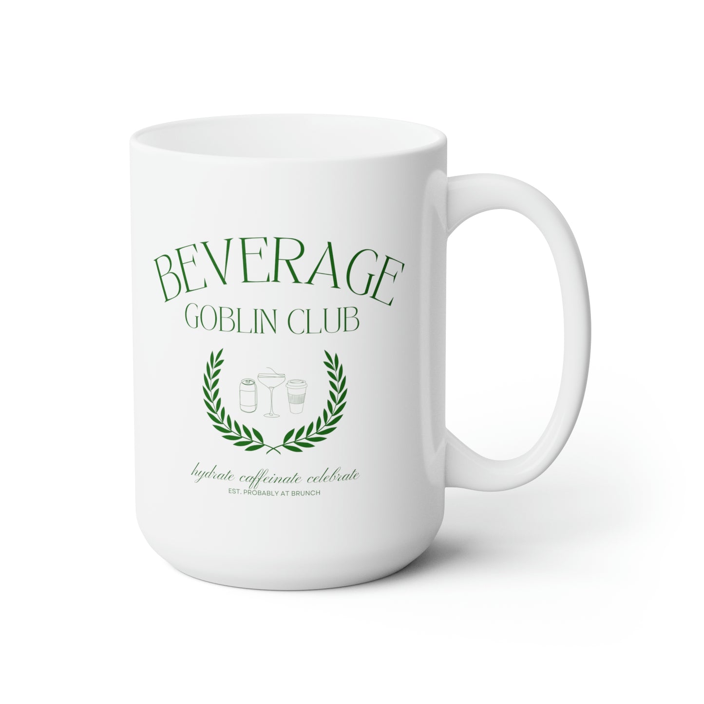 Beverage Goblin Club Ceramic Mug 15oz
