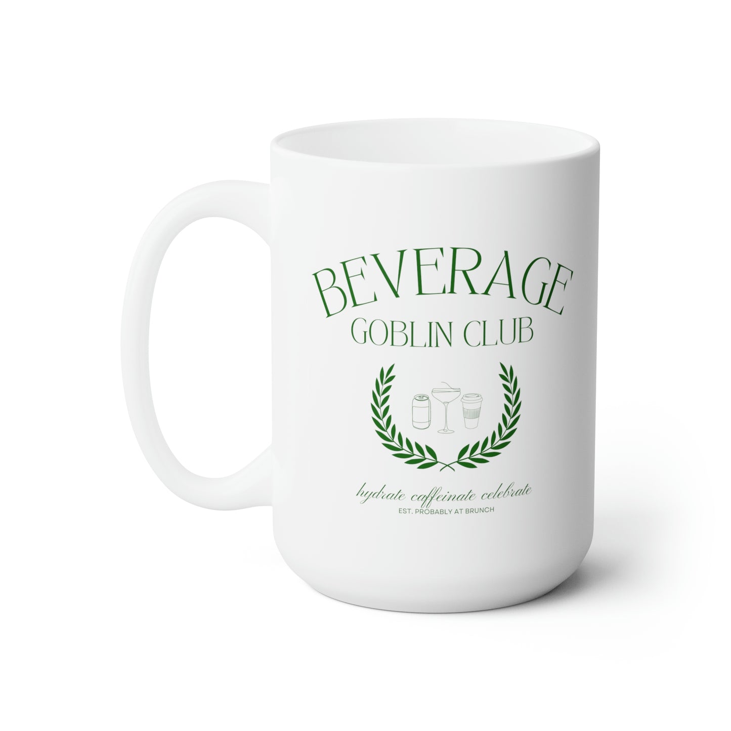 Beverage Goblin Club Ceramic Mug 15oz
